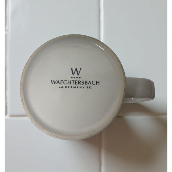 White Ceramic Waechtersbach Mr. Right Coffee Mug With Mustache Graphic - Germany - Picture 3 of 4